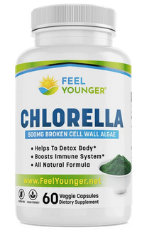 Thumbnail for Feel Younger - Chlorella 500mg 60caps