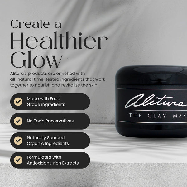 Alitura - Clay Mask | Mineral-Rich Detoxifying Facial Mask (200g)