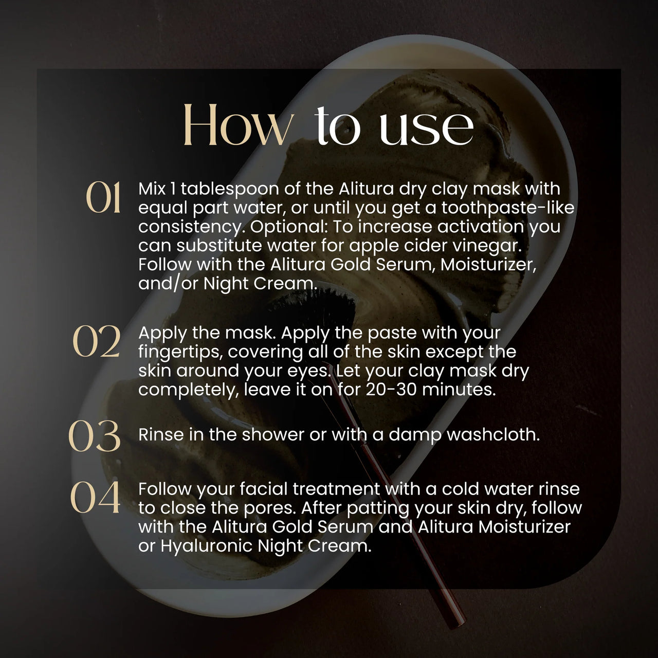 Alitura - Clay Mask | Mineral-Rich Detoxifying Facial Mask (200g)