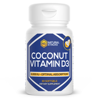 Thumbnail for Vitamin D3 5,000 IU with Organic Coconut Oil - 30 ct.(Natural Stacks)