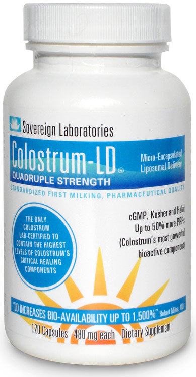 Sovereign Labs - Colostrum LD® Capsules: Liposomal Delivery - 120caps (480mg each)