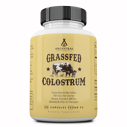 Ancestral Supplements - Grass Fed Colostrum 180caps 500mg