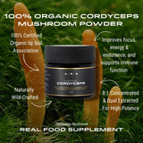 Thumbnail for APE Nutrition - Organic Cordyceps Mushroom Powder | Concentrated Extract (40g)