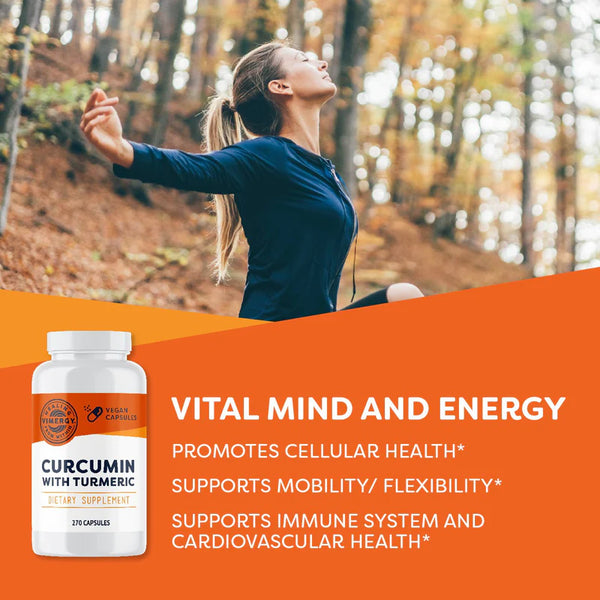 Vimergy Herbs - Curcumin with Turmeric 270 caps