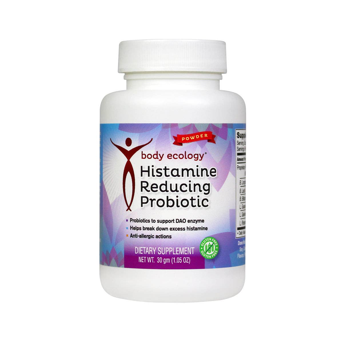 Body Ecology - Histamine Reducing Probiotic (powder probiotic) (30g)