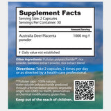 Thumbnail for Dragon Herbs - Deer Placenta (60caps/ 500mg)
