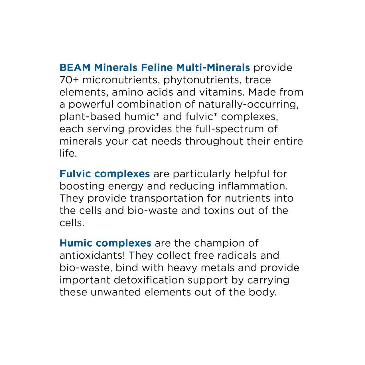 BEAM Minerals - Advanced Feline Mineral and Electrolyte Replenishment Set (Feline Multi Minerals & Electrolytes)