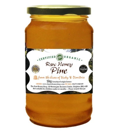 Dimitris - Greek Pine Honey - 1kg (Raw, Organic, Runny)