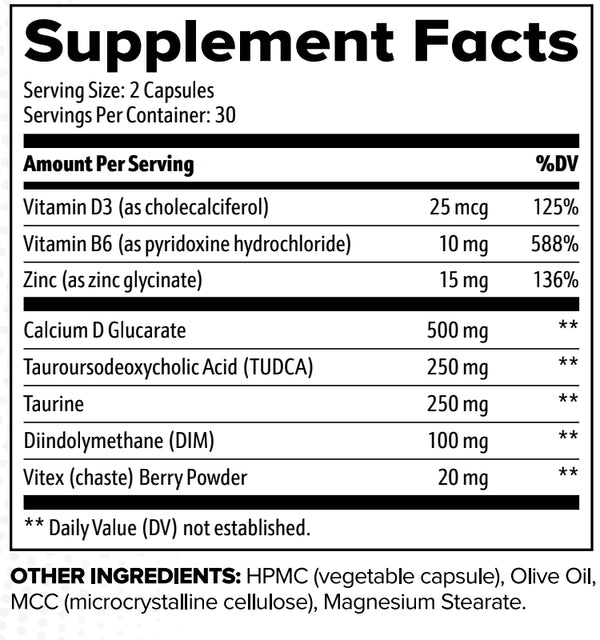 Hormetics Weight Optimization System - Estrogen Balance Formula 60caps