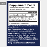 Thumbnail for Dragon Herbs - Ginseng Sublime Drops (240ml/8floz Refill)