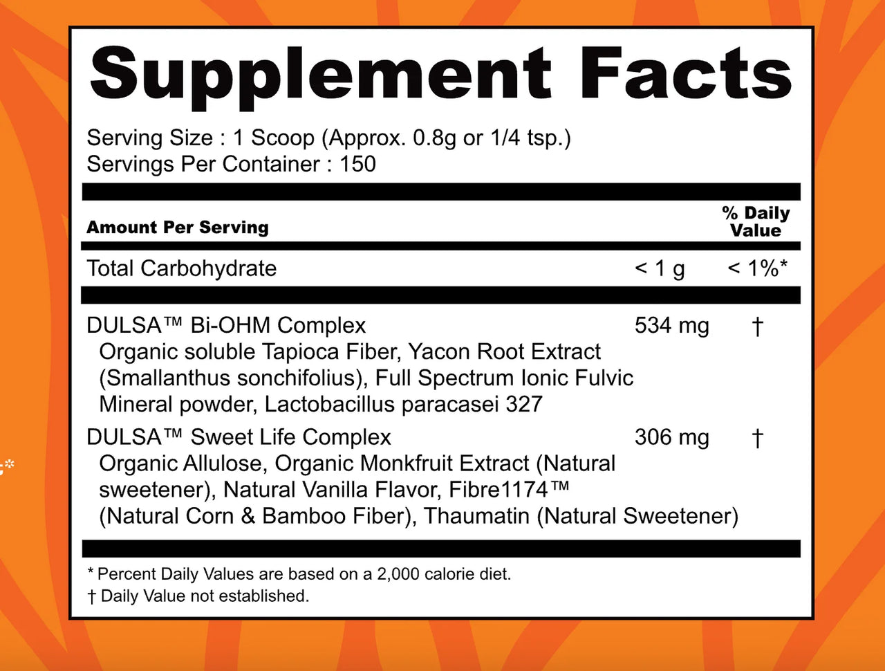 Dulsa Life - Dulsa (Botanical Complex) Sweetener 150 servings (120g)