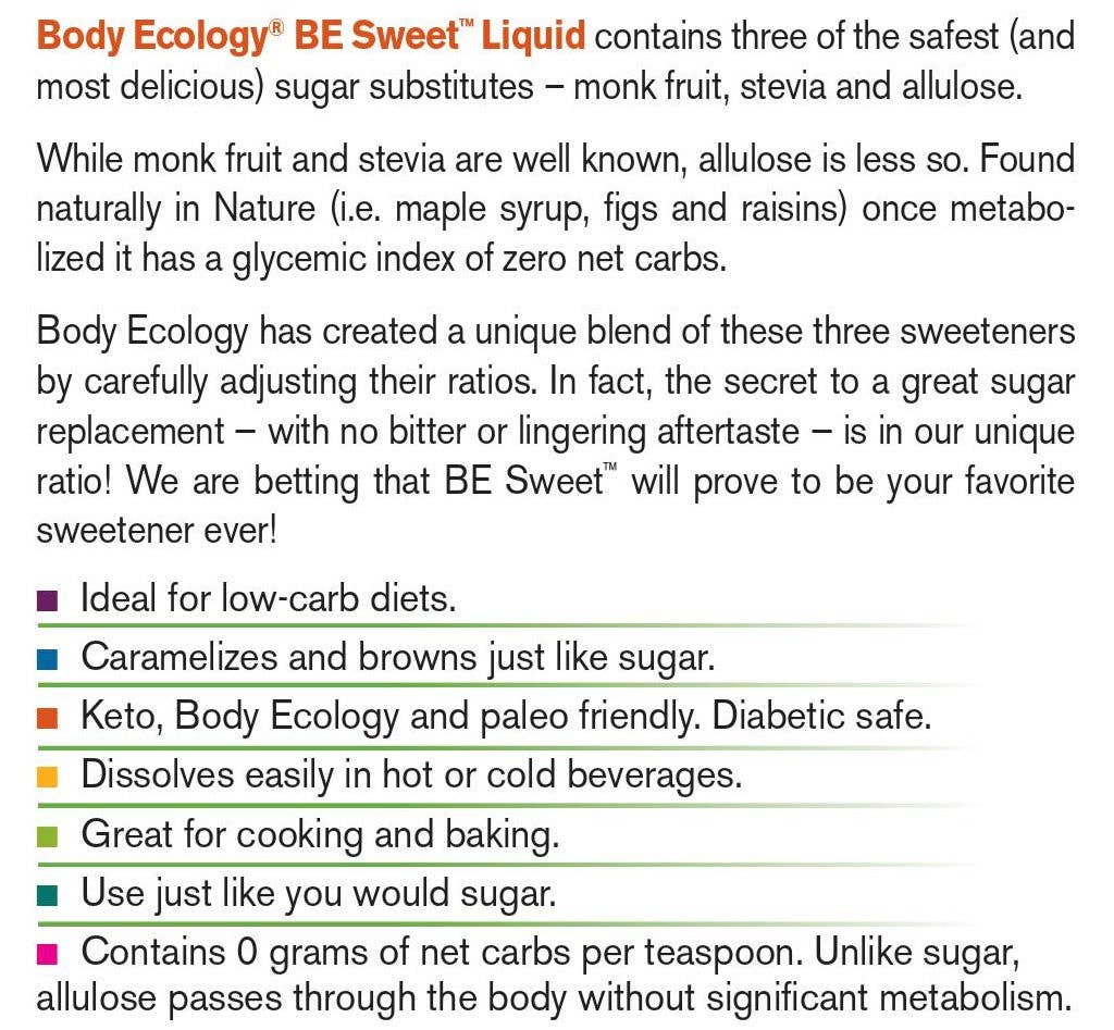 Body Ecology - BE Sweet Liquid (680g)