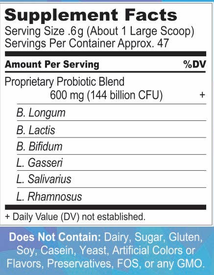 Body Ecology - Histamine Reducing Probiotic (powder probiotic) (30g) (WITHOUT SPOONS)