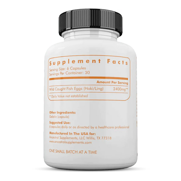 Ancestral Supplements - Wild Caught Fish Eggs (180 capsules / 400mg)