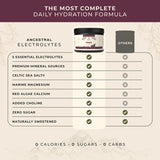 Thumbnail for Ancestral Supplements - Electrolytes Wild Berry Flavour (200g 45servings) | Celtic Sea Salt & Marine Algae