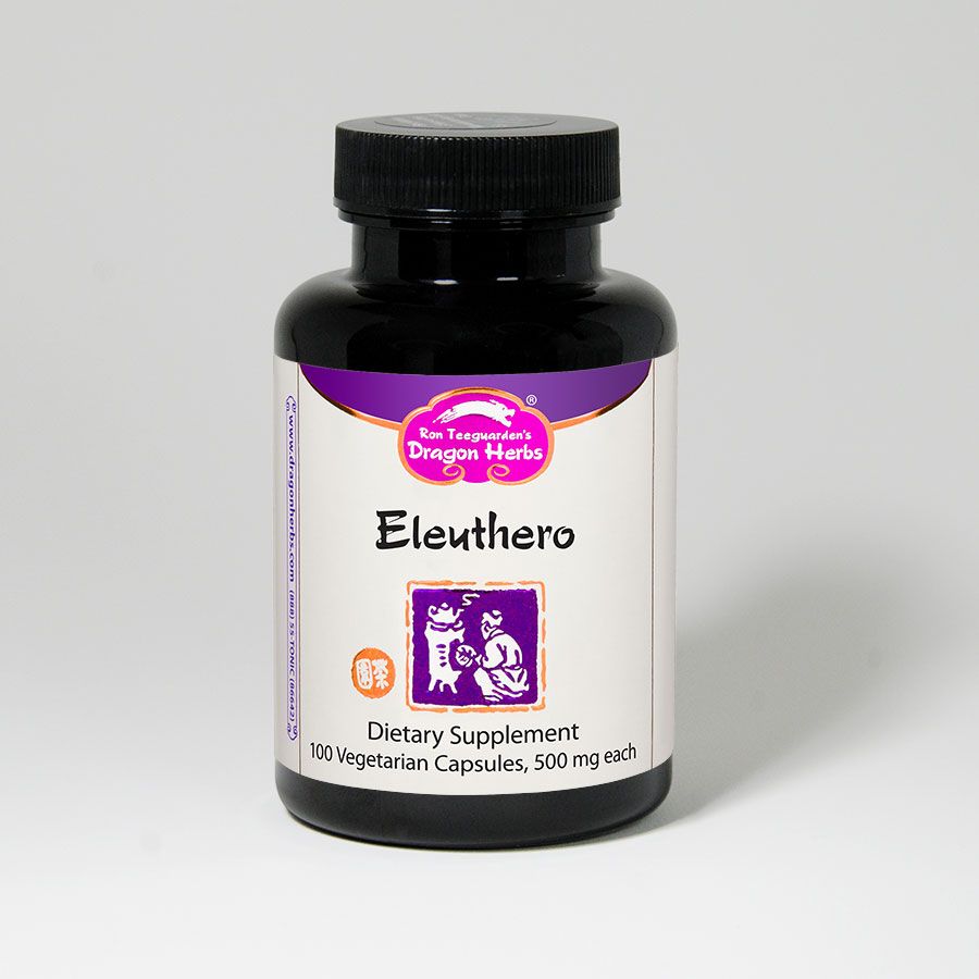 Dragon Herbs Eleuthero (Siberian Ginseng) 100caps 500mg