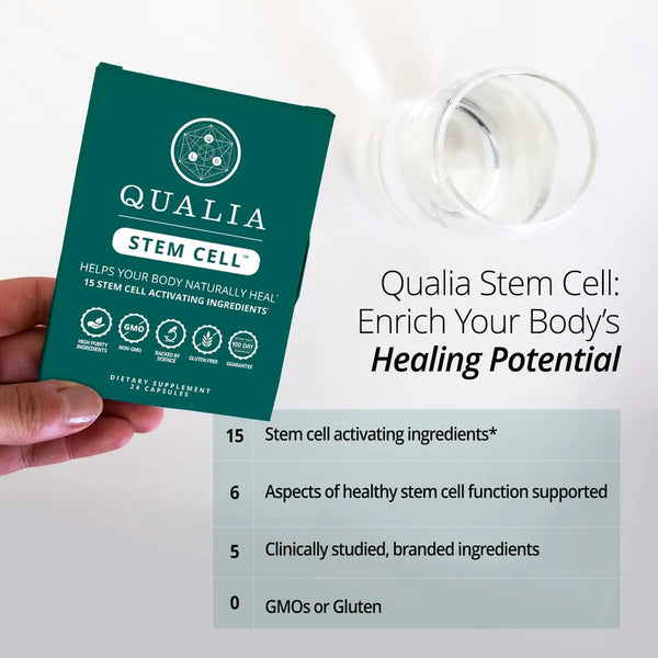 Qualia Stem Cell (24caps) | 15x Stem Cell Activating Ingredients