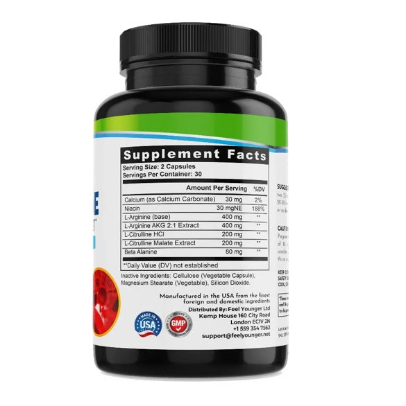 Feel Younger - Nitric Oxide Circulation Support Formula 60caps