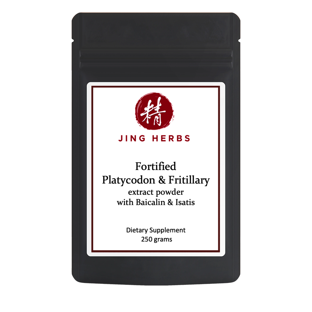 Jing Herbs - Fortified Platycodon & Fritillary powder 250g (with Baicalin and Isatis)