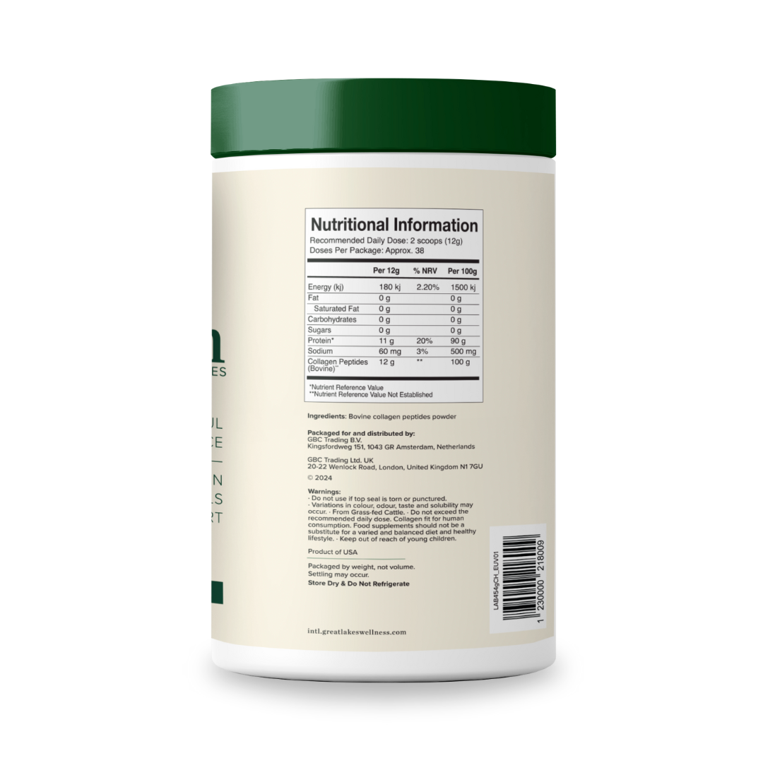 Great Lakes Gelatin - Collagen Hydrolysate (green canister) - 454g