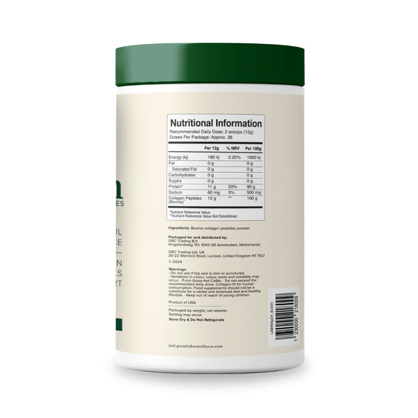 Great Lakes Gelatin - Collagen Hydrolysate (green canister) - 454g