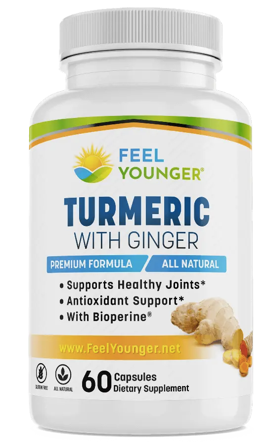 Feel Younger - Turmeric with Ginger 60caps