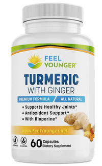 Thumbnail for Feel Younger - Turmeric with Ginger 60caps