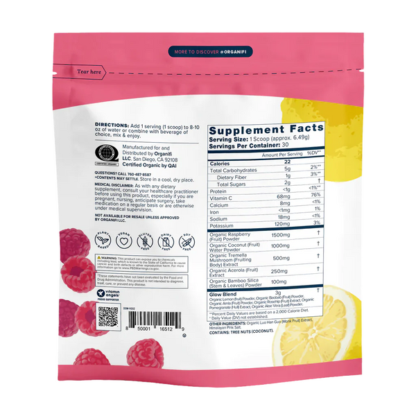Organifi Glow - Organic Collagen Support (194g)