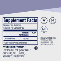 Thumbnail for Vimergy Herbs - Glutathione 60caps 150mg