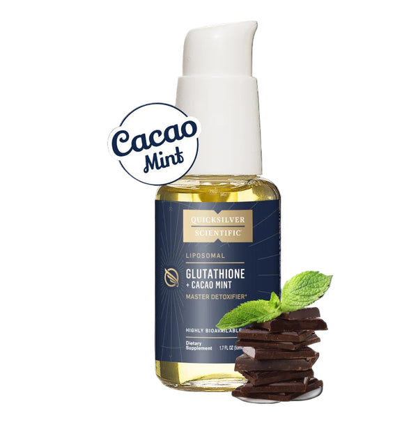 Quicksilver Scientific Liposomal Glutathione (GSH) 50ml - Cacao & Mint