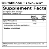 Thumbnail for Quicksilver Scientific Liposomal Glutathione (GSH) 50ml - Lemon Mint