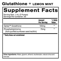 Thumbnail for Quicksilver Scientific Liposomal Glutathione (GSH) 50ml - Lemon Mint