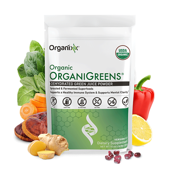 Organixx - Organic OrganiGreens 9.5oz 285g (Green Juice Powder)