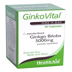 Health Aid - Ginkgo Biloba 5000mg 30 caps