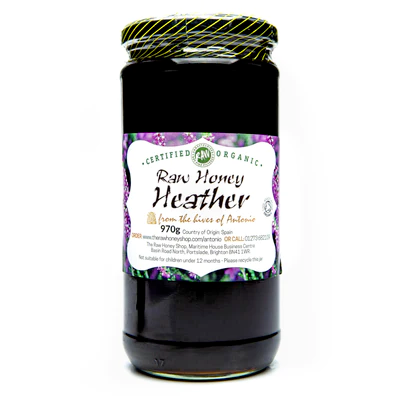 Antonio - Heather Honey 970g (Raw, Organic, Runny) 