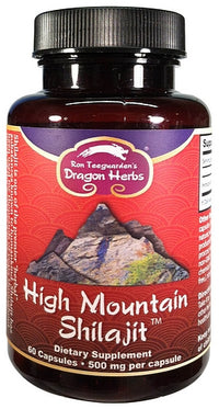 Thumbnail for Dragon Herbs High Mountain Shilajit 60caps (450mg)