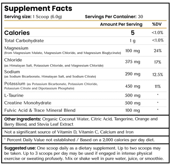 The Energy Blueprint - Human Optimization - Cellular Hydration (180g)