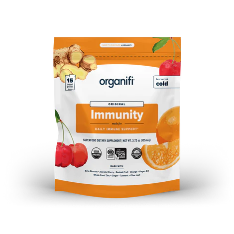 Organifi - Immunity Boost - 1 BOX - 14 Single Servings (with Mushroom Beta Glucan)