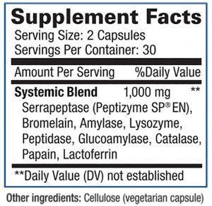 AST Enzymes - Immuno SEB - Systemic Enzyme Formula (60 Capsules)