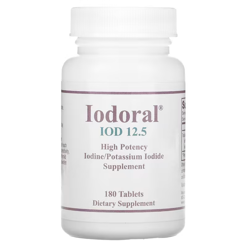 Optimox Iodoral (12.5mg) 180 tabs - Iodine supplement