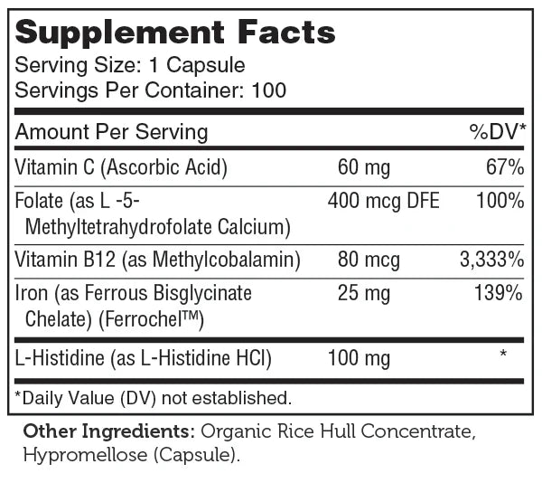 Zahler - Chapter One Iron 60 Gummies
