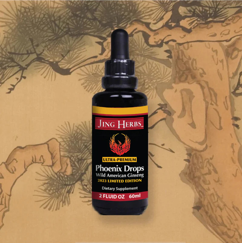 Jing Herbs - Phoenix Drops - American Ginseng Limited Edition (60ml/2floz)