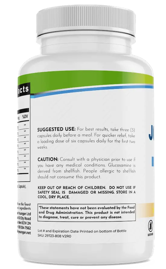 Feel Younger - Joint Support Plus 1500mg Glucosamine 60caps