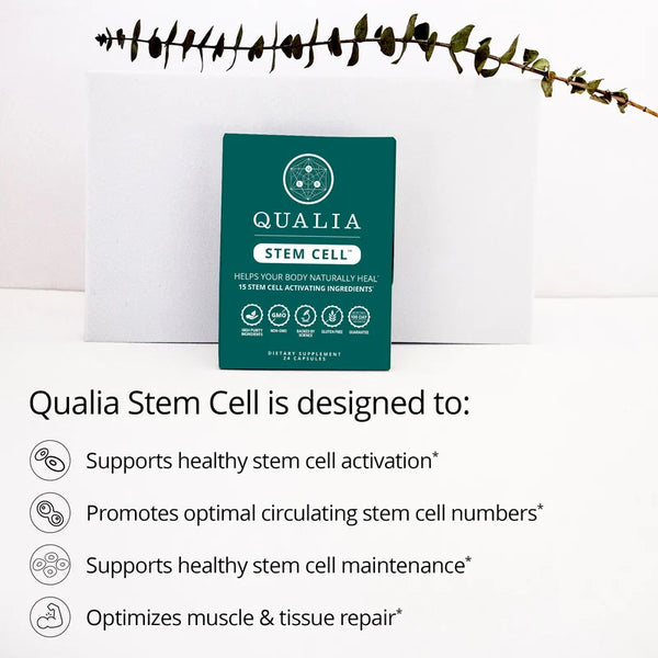 Qualia Stem Cell (24caps) | 15x Stem Cell Activating Ingredients