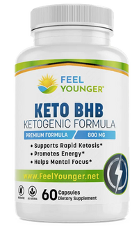 Thumbnail for Feel Younger - Keto BHB 60caps