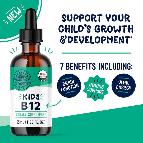 Vimergy - Kids Liquid B12 (55ml) Organic