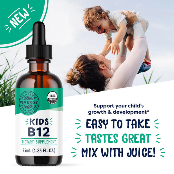 Vimergy - Kids Liquid B12 (55ml) Organic