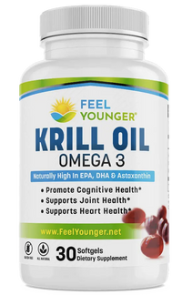 Thumbnail for Feel Younger - Krill Oil Omega 3 500mg 30caps