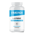 Vimergy Herbs - L-Lysine 270caps (500mg L-Lysine HCI + 40mg Bamboo per capsule)