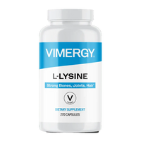 Thumbnail for Vimergy Herbs - L-Lysine 270caps (500mg L-Lysine HCI + 40mg Bamboo per capsule)